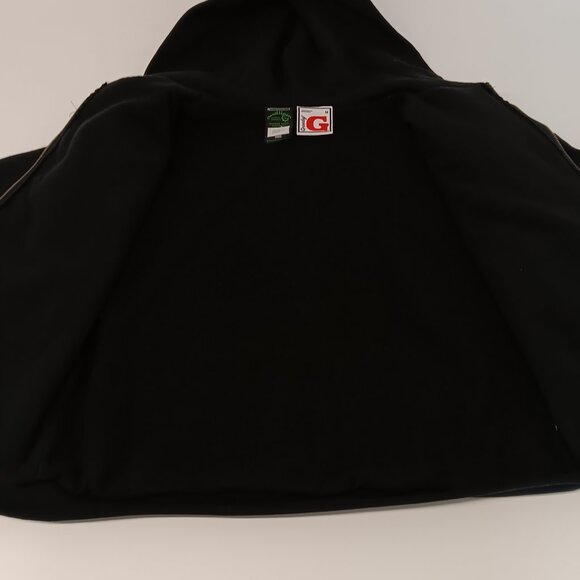 MURD333R.FM x GREEDY UNIT DOUBLE LAYERED BLACK HOODIE - MED - Picture 8 of 12